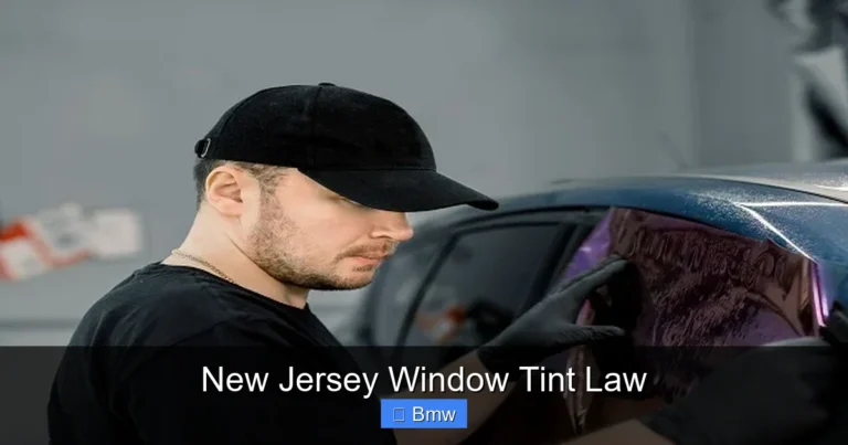 New Jersey Window Tint Law