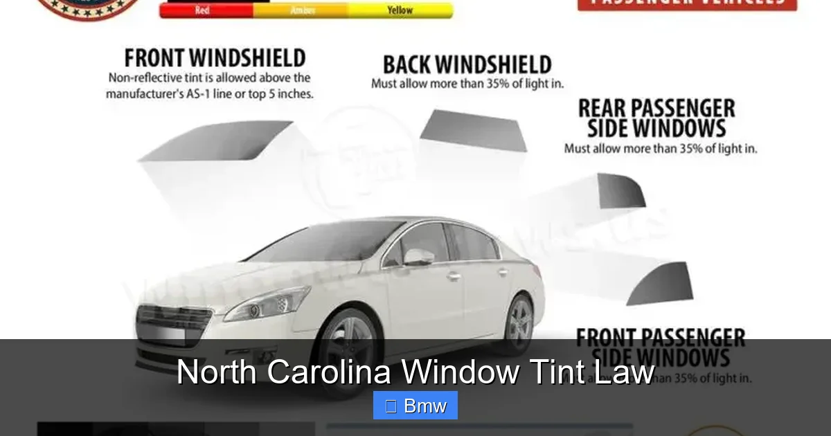 North Carolina Window Tint Law