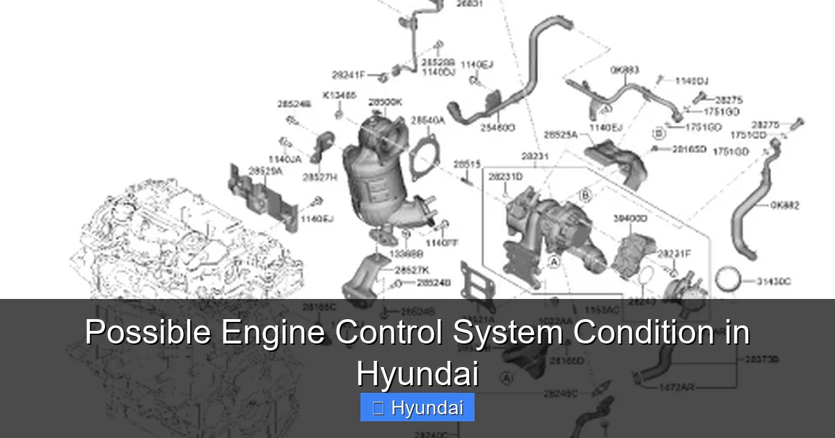 Possible Engine Control System Condition in Hyundai