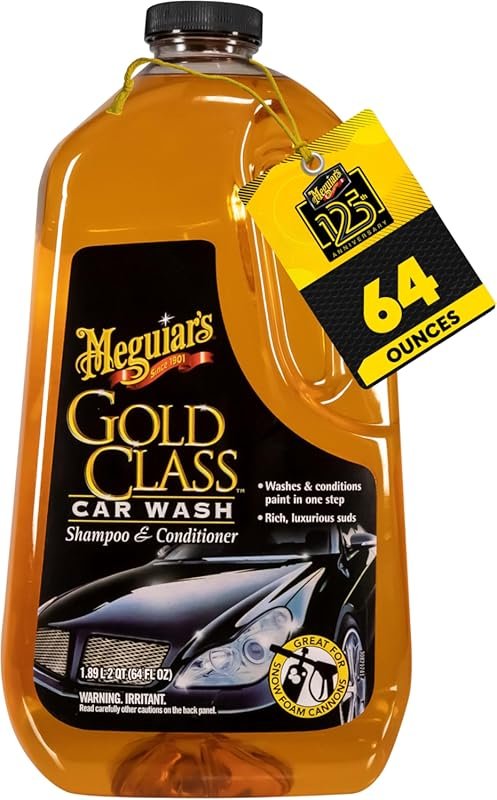 Meguiar's Gold Class Car Wash Soap - Premium Foaming Auto Shampoo for