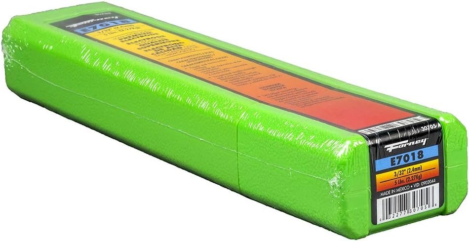 Forney E7018 3/32 Inch 5-Pound Carbon Steel Welding Rods: Stick Electr
