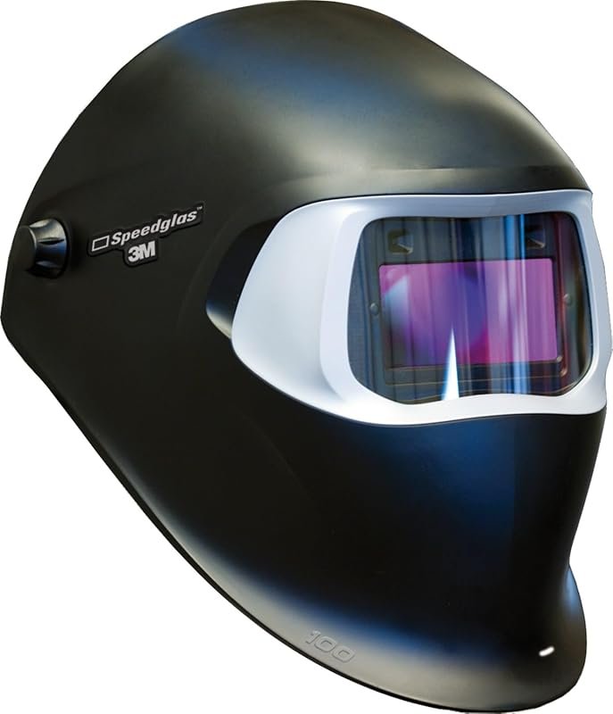3M Speedglas 100 Welding Helmet: Auto Darkening, 100V, for TIG MIG Sti