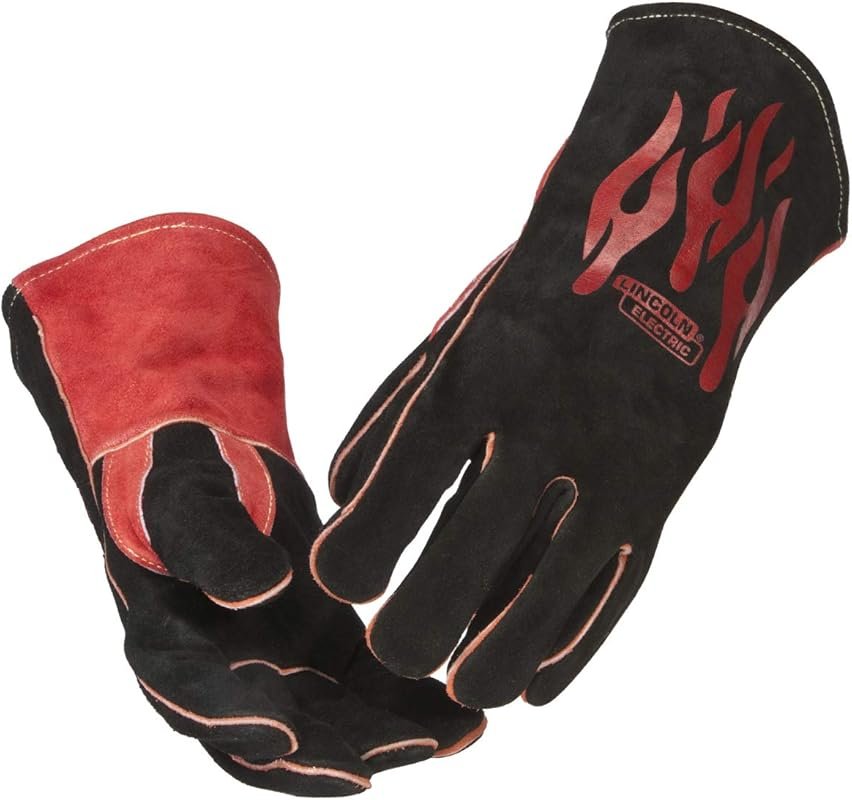 Lincoln Electric K2979-ALL MIG Stick Welding Gloves with 14-Inch Lined