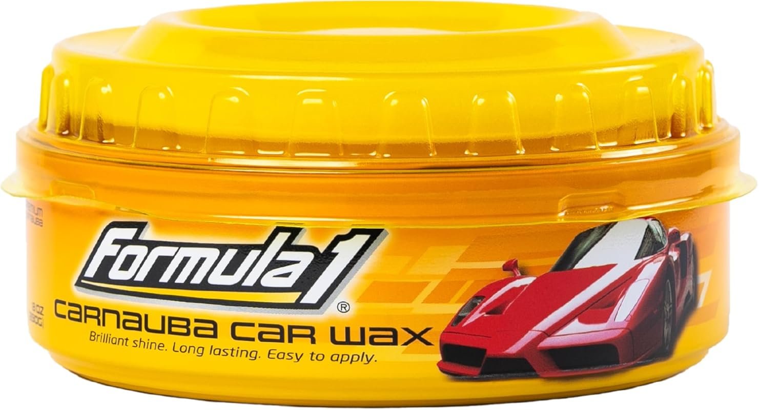 Formula 1 Carnauba Car Wax Paste - High-Gloss Shine Polish, Removes Ha