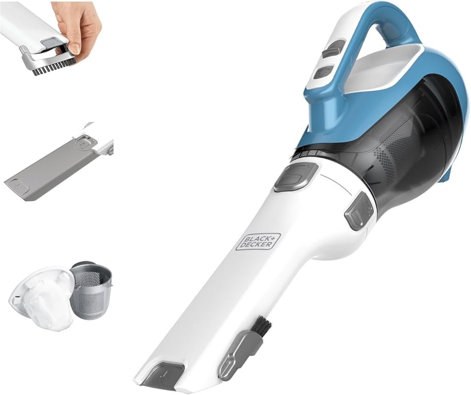 BLACK+DECKER dustbuster AdvancedClean Handheld Vacuum: Compact Home & 