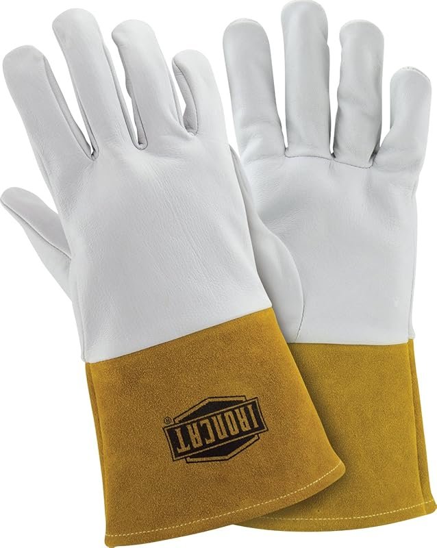 IRONCAT 6141 Kidskin TIG Welding Gloves Small - Kevlar Thread, 4-Inch 