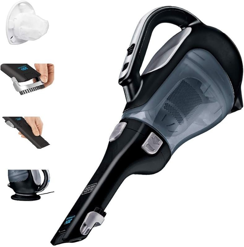 BLACK+DECKER dustbuster 20V Cordless Hand Vacuum: Extendible Crevice T