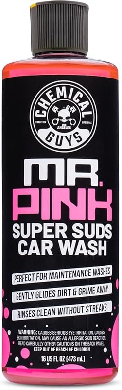 Chemical Guys Mr. Pink Car Wash Soap: super suds for cannon, blaster, 