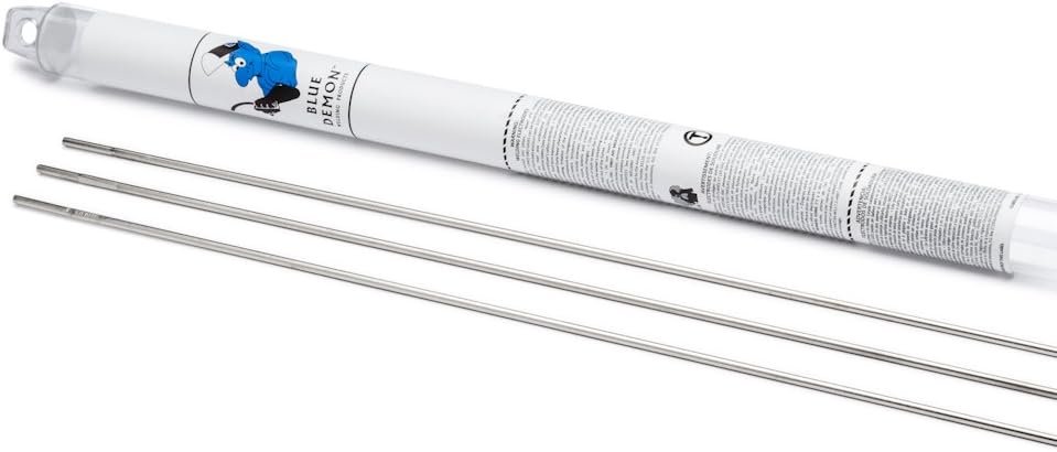 Blue Demon ER316L .035x36 1LB Stainless Steel TIG Welding Rod for Prec