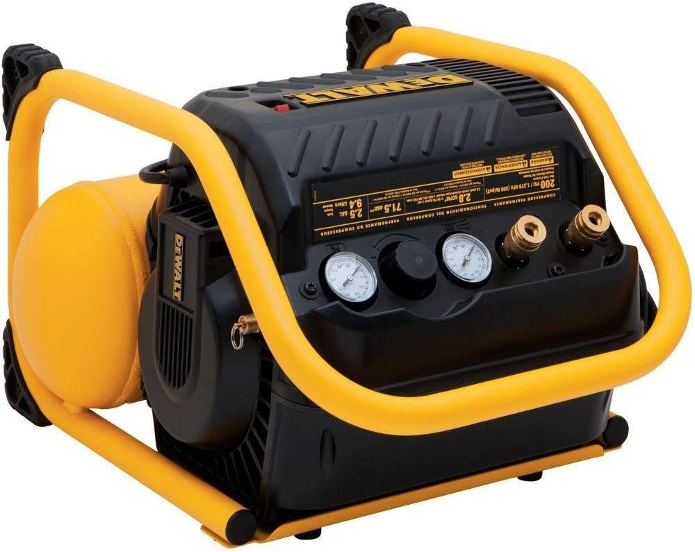 DEWALT 200 PSI Max Quiet Air Compressor for Trim - Model DWFP55130, El