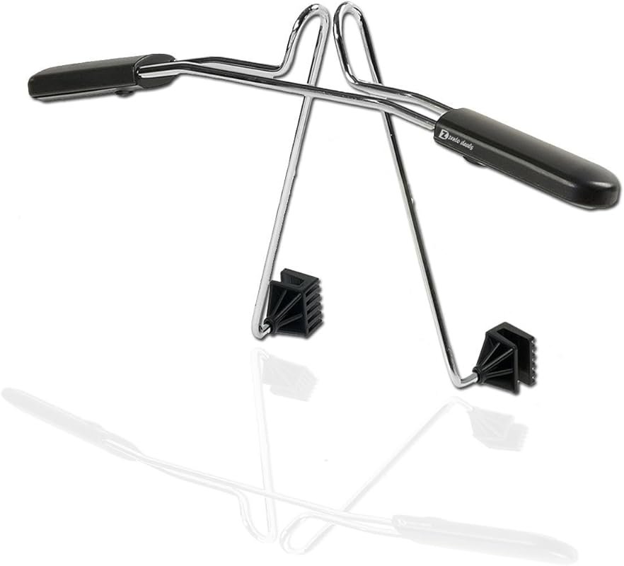 Zento Deals Chrome Car Seat Coat Rack Hanger - 11in Fits Most Headrest