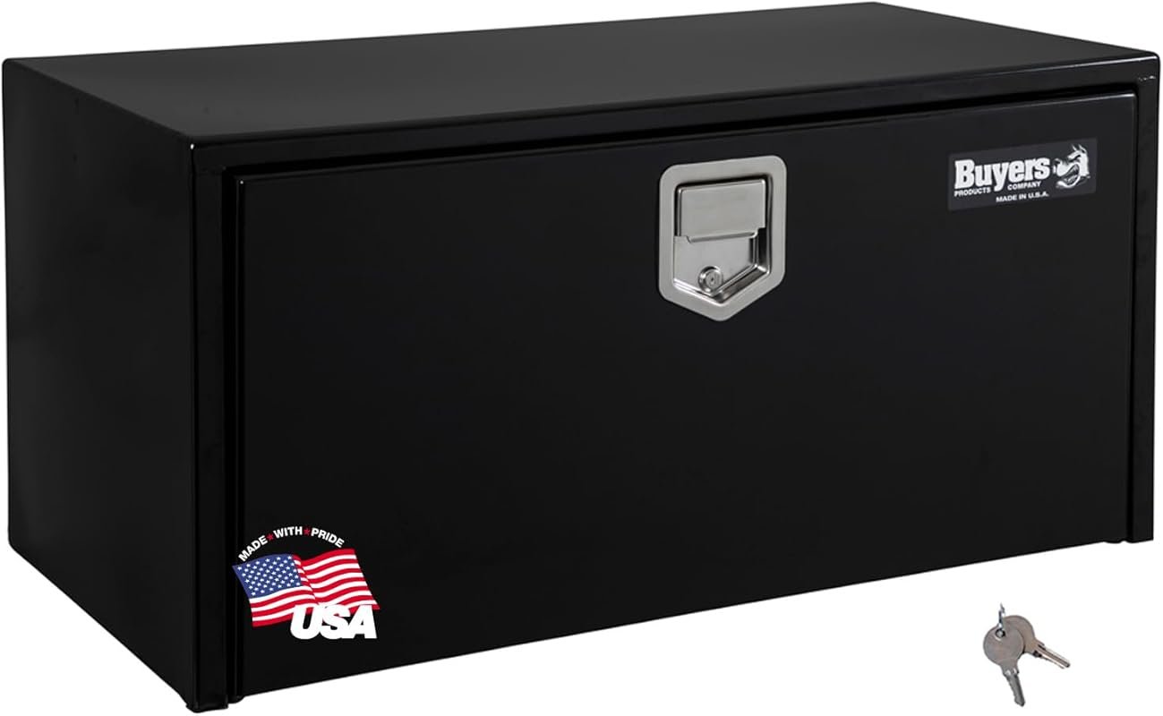 Buyers Products 1703100 Steel Underbody Truck Box - 14x16x24 Lockable 