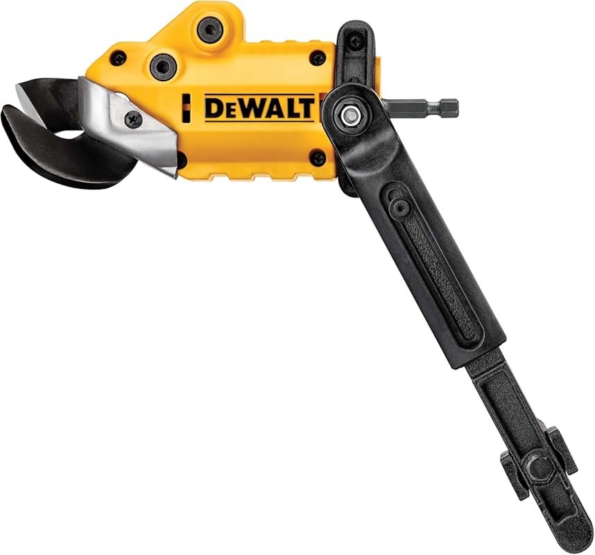 DEWALT Impact Ready Metal Shear/Cutter Drill Attachment with 360 Degre