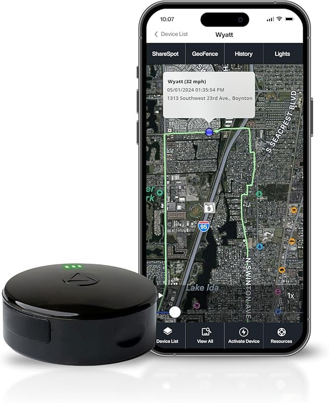 LandAirSea 54 GPS Tracker – Made in USA, Long Battery Life, Magnetic,