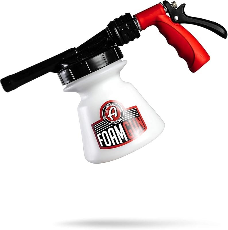 Adam's Foam Gun Car Wash Sprayer Connects to Garden Hose, No Pressure Washer Needed