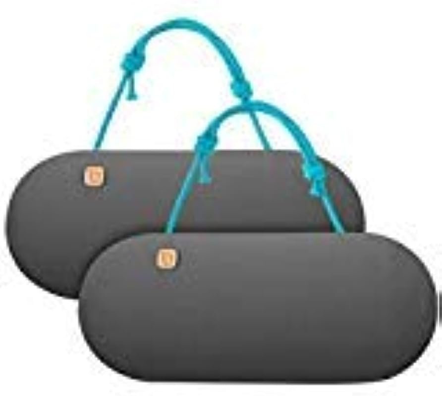 Car Air Freshener 2-Pack: 100% Activated Bamboo Charcoal, Lasts 365 Da