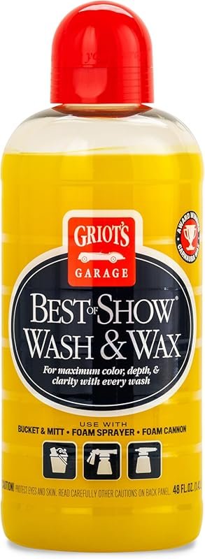 Griot's Garage Best of Show Wash and Wax - Carnauba-Packed Coating Car