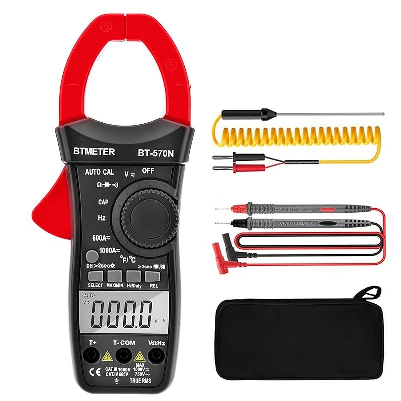BTMETER BT-570N Inrush Current Clamp Multimeter with TRMS 5999 Display