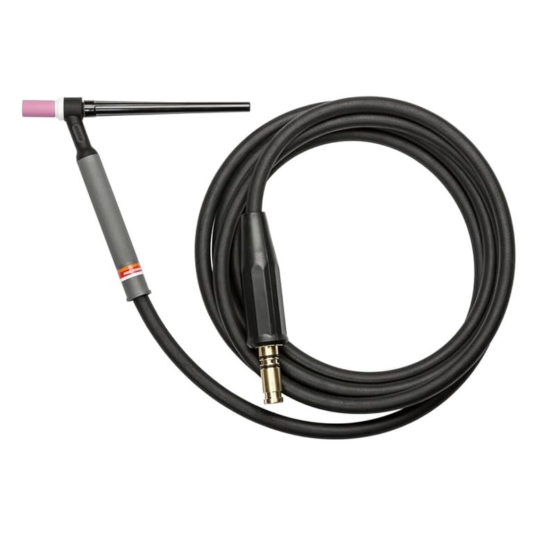 Lincoln Electric PTA-9 TIG Torch: Air-Cooled, Rigid Head, 12.5 FT 1-Pi