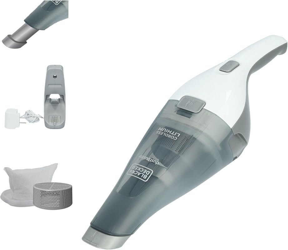 BLACK+DECKER dustbuster HNVC215B10 Cordless Handheld Vacuum with Stron