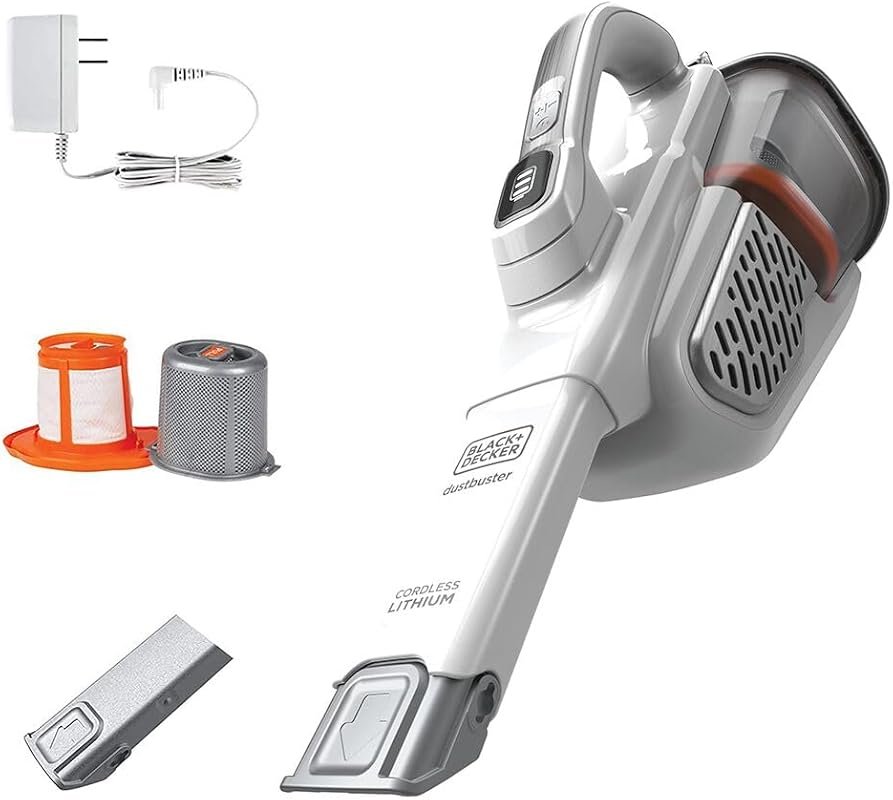 BLACK+DECKER Dust Buster Cordless Vacuum with Extended Runtime, Powerf