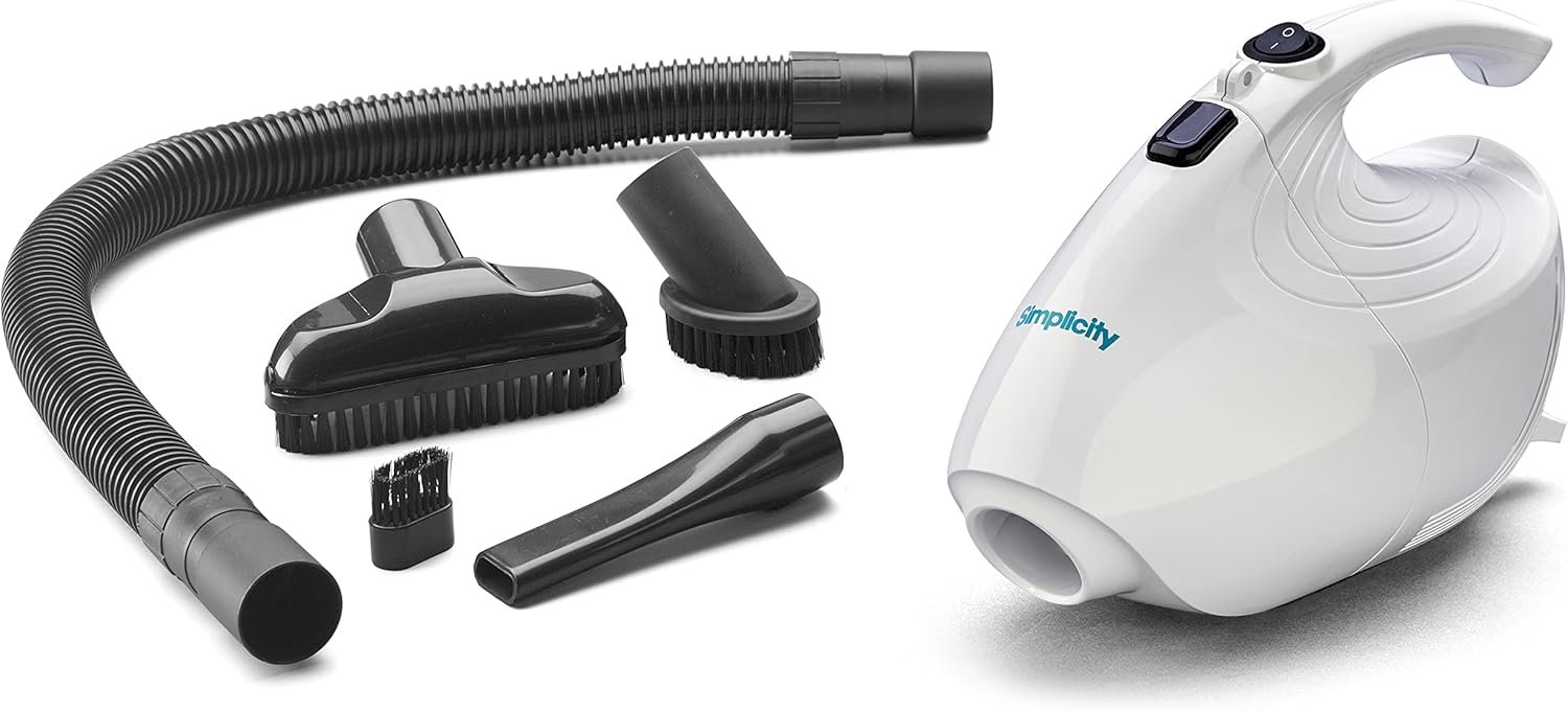 Simplicity Vacuums F1 Flash Mini Handheld Vacuum: Powerful Corded with