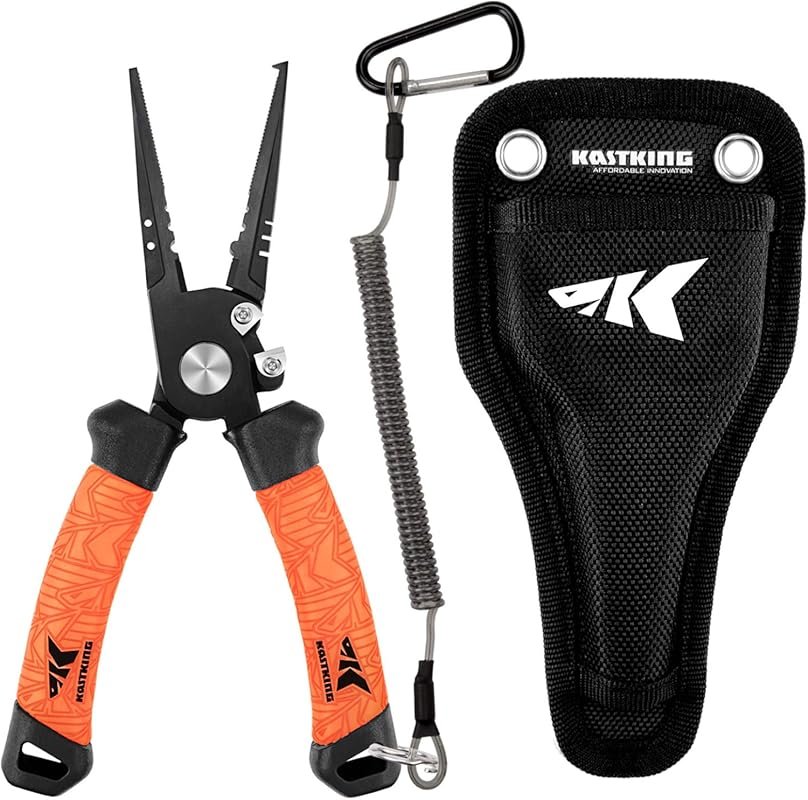 KastKing Speed Demon Pro Fishing Pliers - 420 Stainless Steel, Saltwat