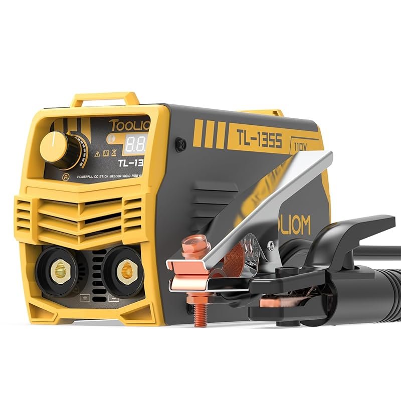 TOOLIOM 135A 110V Mini Stick Welder with DC Inverter, Digital Display,