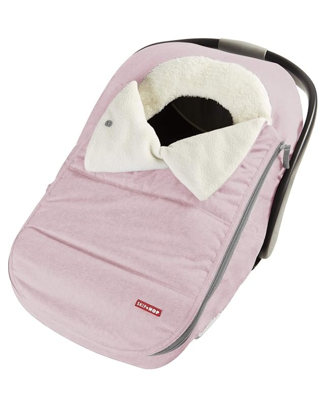Skip Hop Stroll & Go Winter Car Seat Cover - Water-Resistant, Cozy Fle