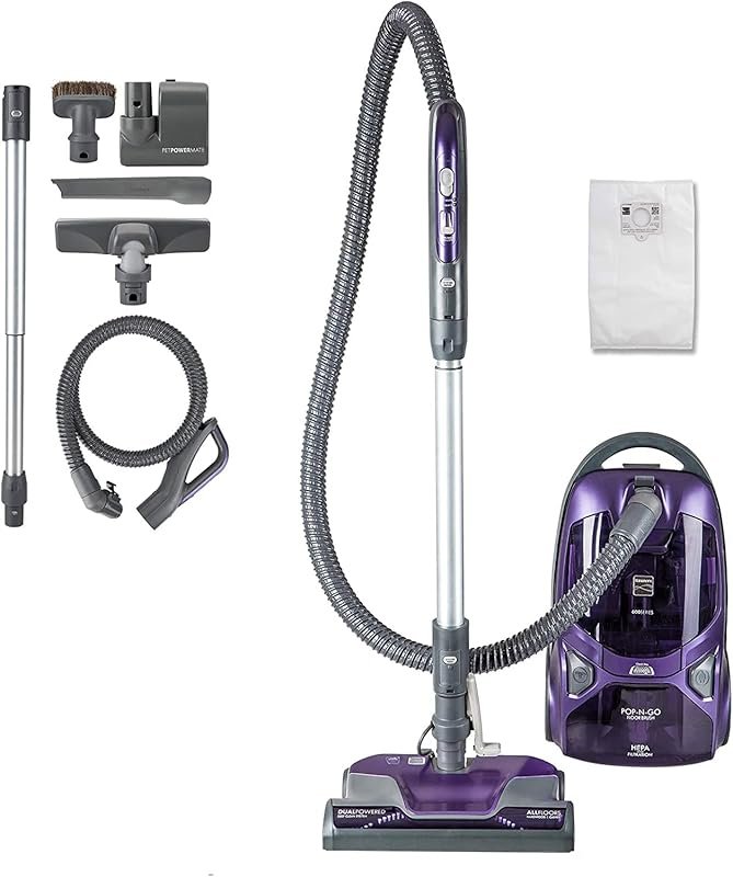 Kenmore 600 Series Pet-Friendly Bagged Canister Vacuum with HEPA Filtr