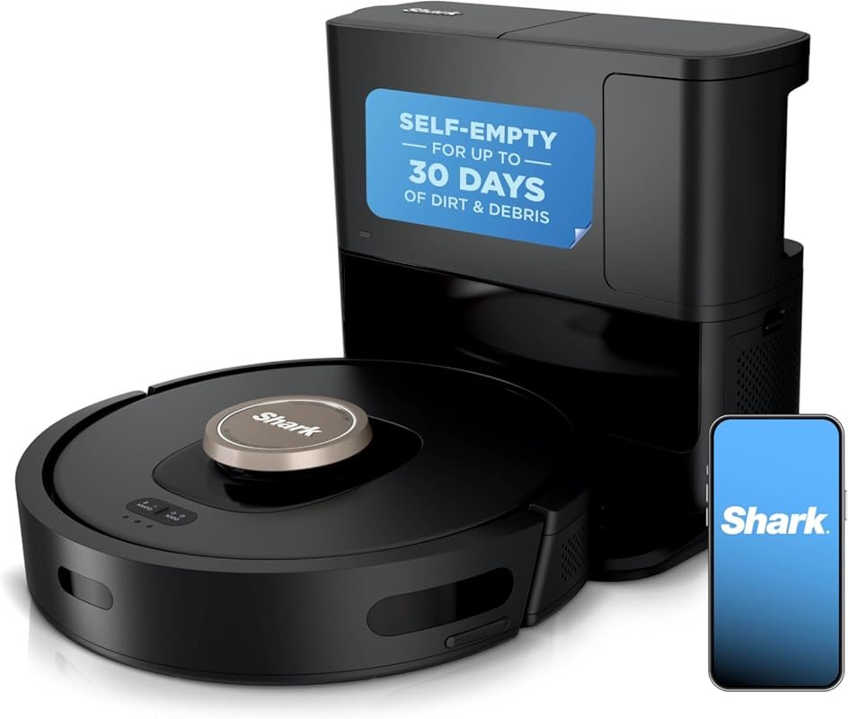 Shark AV2501AE Robot Vacuum: HEPA Self-Empty, 60-Day, LIDAR, Wi-Fi & A