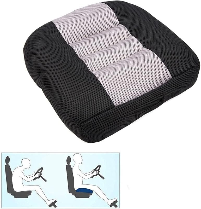 Srutirbo Booster Seat Cushion - Raises Height for Short Drivers, Relie