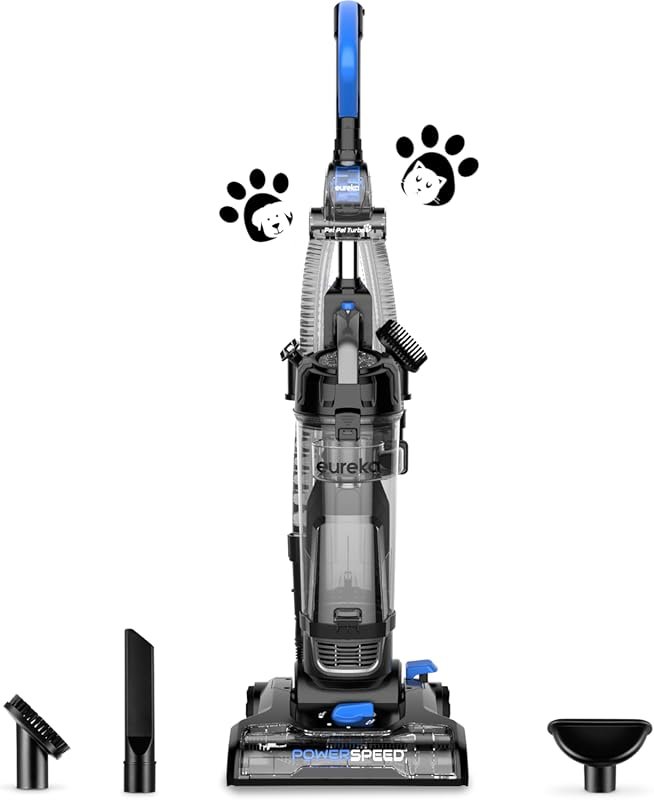 Eureka PowerSpeed Lightweight Bagless Upright Vacuum delivers powerful