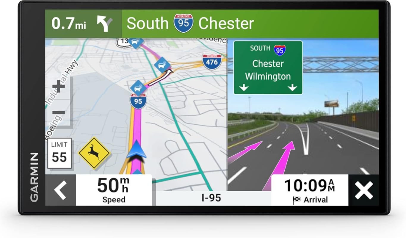 Garmin DriveSmart 76 GPS Navigator – 7-inch Display, Bright Crisp High