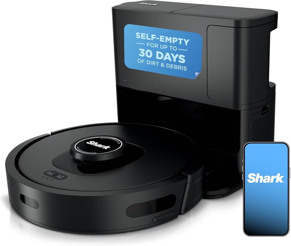 Shark AV2501S AI Ultra Robot Vacuum: Matrix Clean, Home Mapping, 30-Da