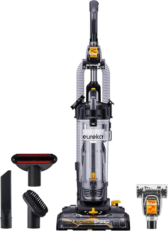 Eureka PowerSpeed Lightweight Upright Vacuum for Carpet and Hard Floor