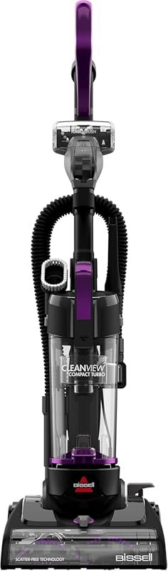 Bissell CleanView Compact Turbo Upright Vacuum: Quick Release Wand, Fu
