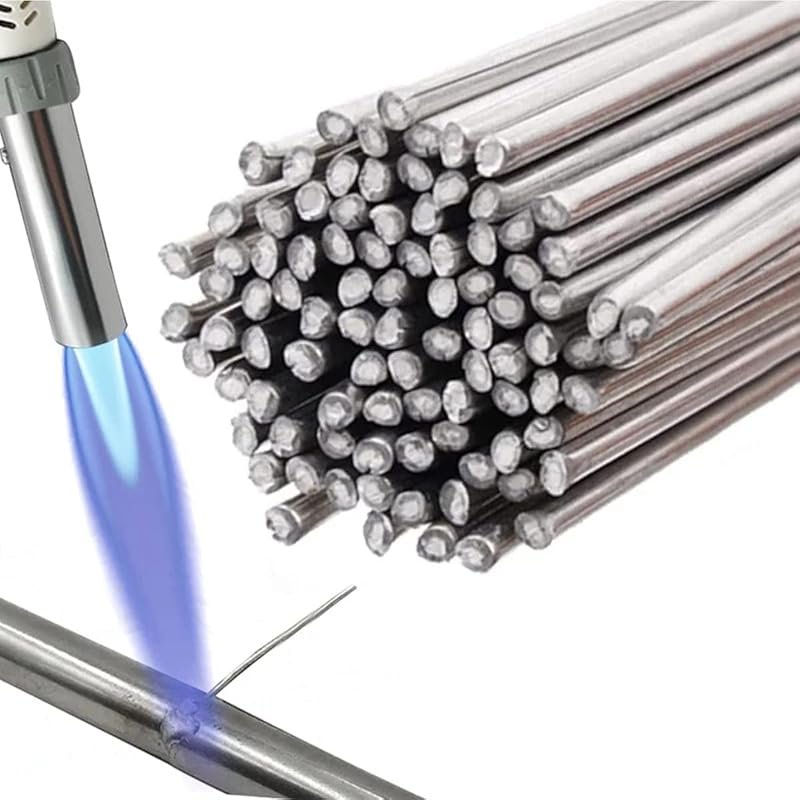 50-Piece Flux Core Aluminum Welding Rods - Low Temperature Easy Melt f
