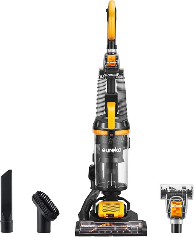 Eureka NEU350 MaxSwivel Pro Upright Vacuum: Powerful Pet Hair Removal,