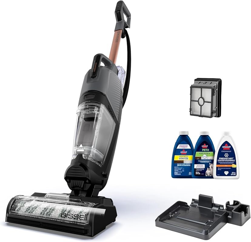 Bissell CrossWave HydroSteam Steam Mop: 3-in-1 Wet Dry Vacuum with San