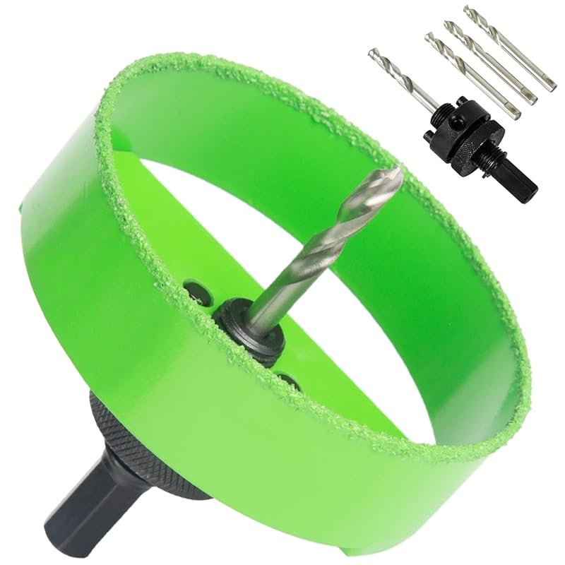 4-1/8 inch Carbide Hole Saw for 4 Inch Recessed Lights, Cuts Plaster D