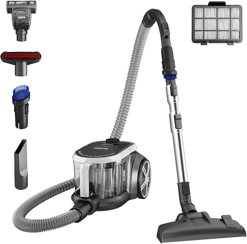 Eureka NEN180 Bagless Canister Vacuum Cleaner - Lightweight Design for