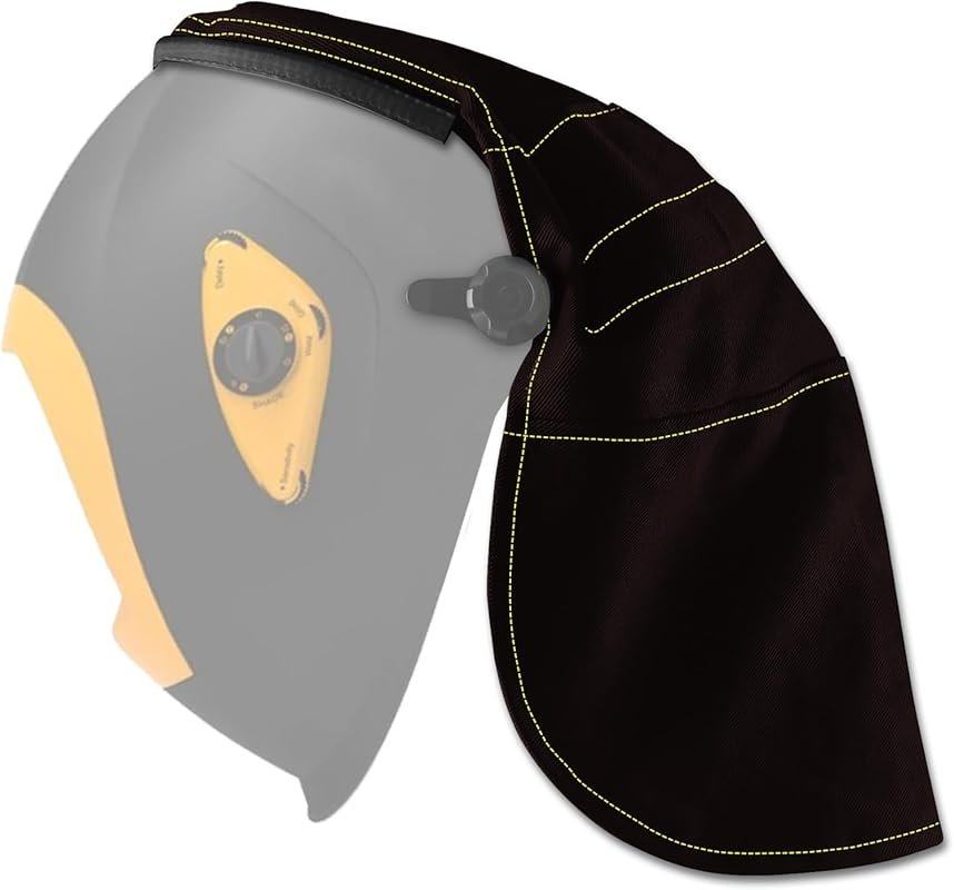 Extended Welding Helmet Cover with Press Fit Seal for Secure Fit, Prot