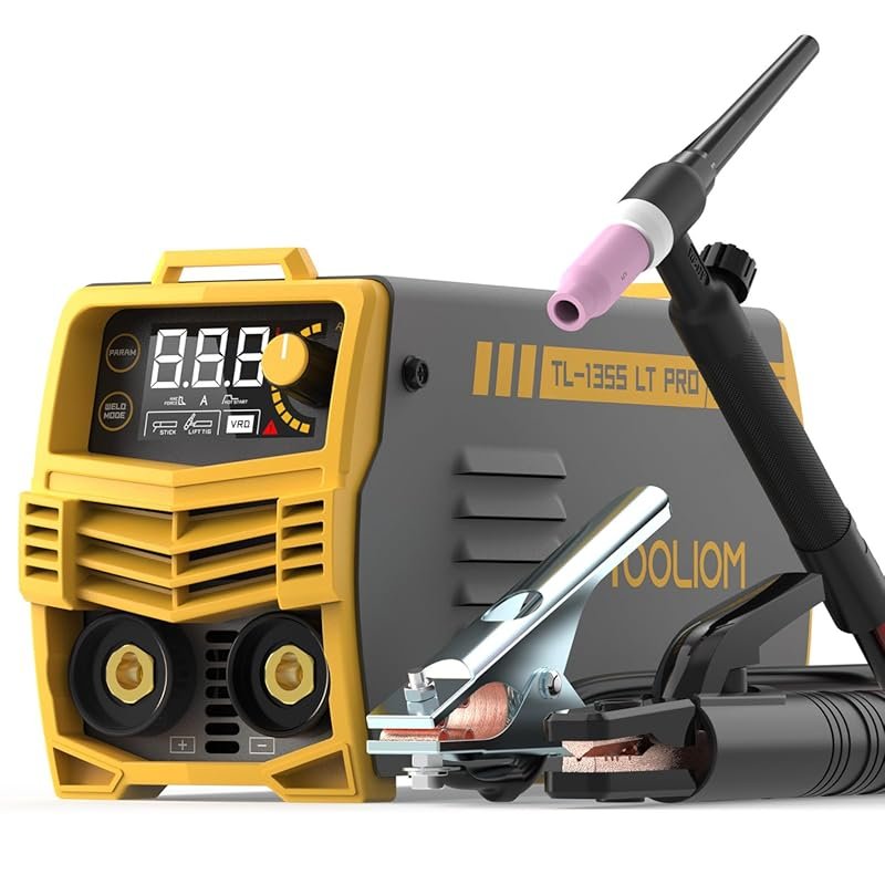 TOOLIOM 135A Portable Stick & Lift TIG Welder with LCD Display - 110V 