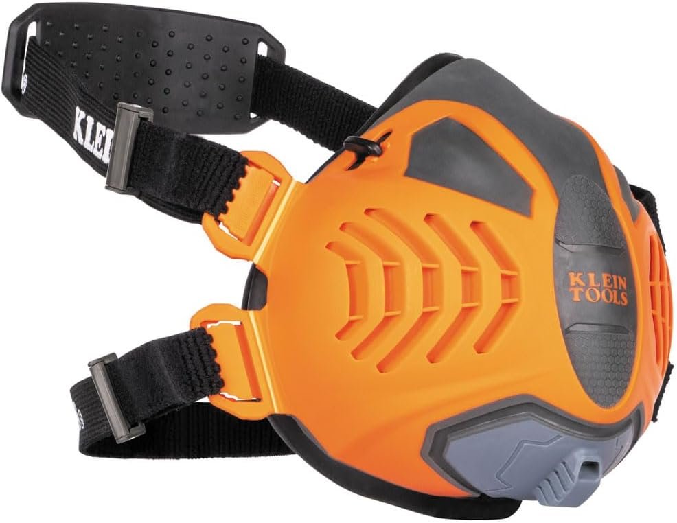 Klein Tools 60552 P100 Half-Mask Respirator for Dust, Metal Fumes, Oil