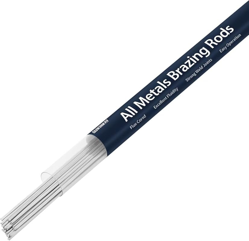 All Metal Flux Core Brazing Rods 1/16x13