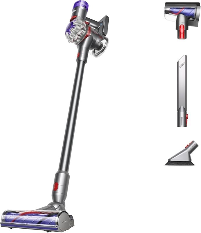 Dyson V8 Plus Cordless Vacuum: 115AW, 2 Power Modes, 40-Minute Runtime