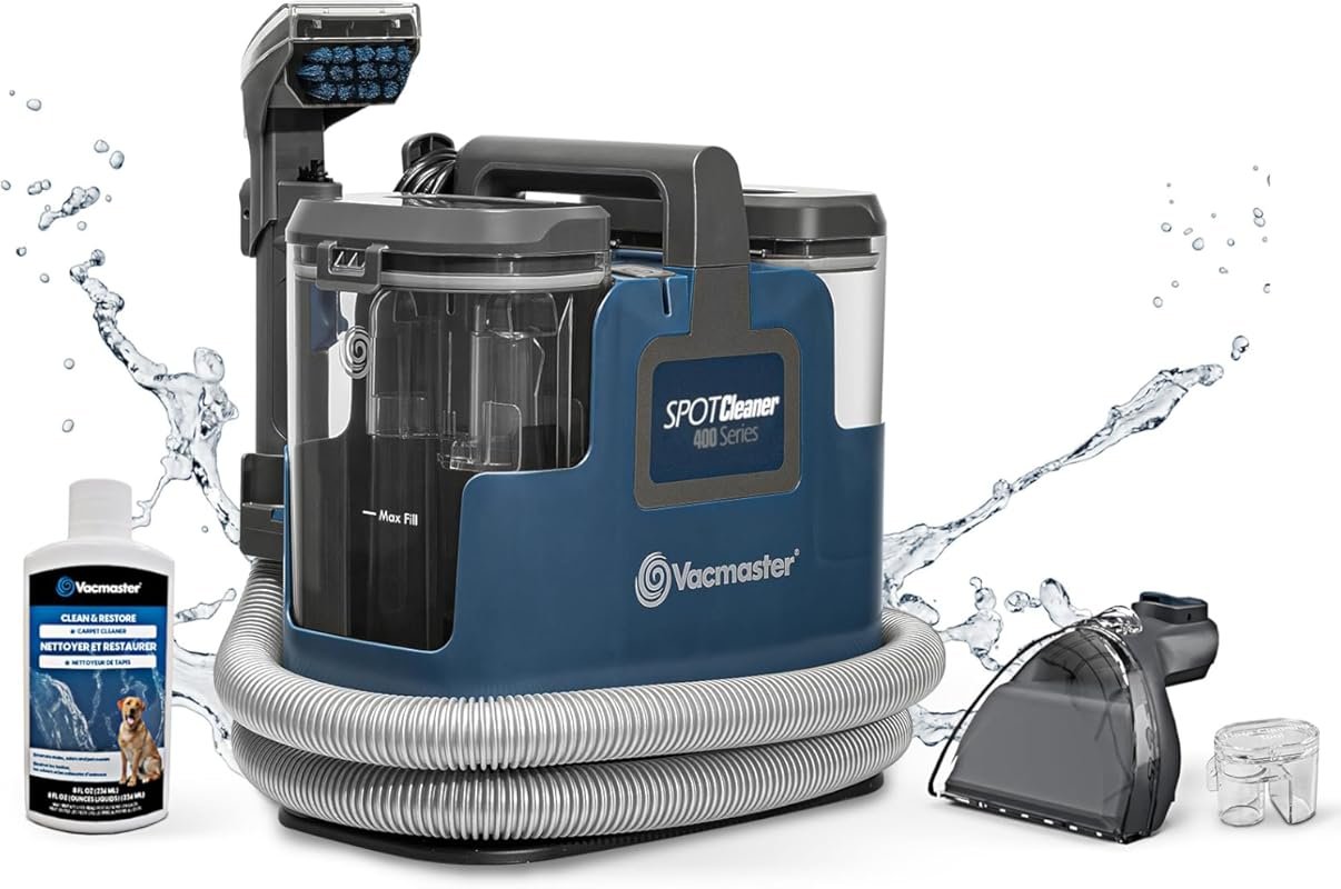 Vacmaster SCB301 400 Series Portable Carpet & Upholstery Spot Cleaner 