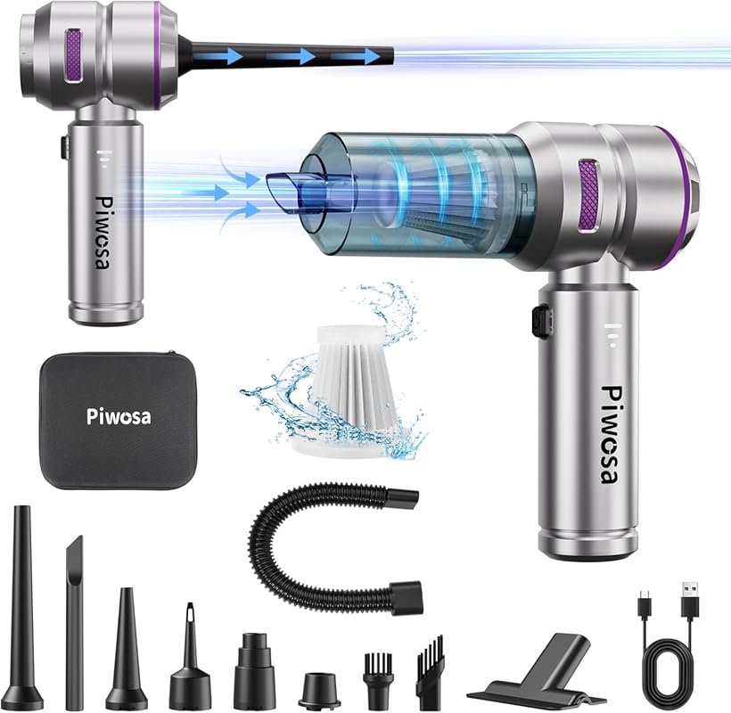 Cordless Handheld Vacuum with Brushless Motor for Strong Suction, Air 
