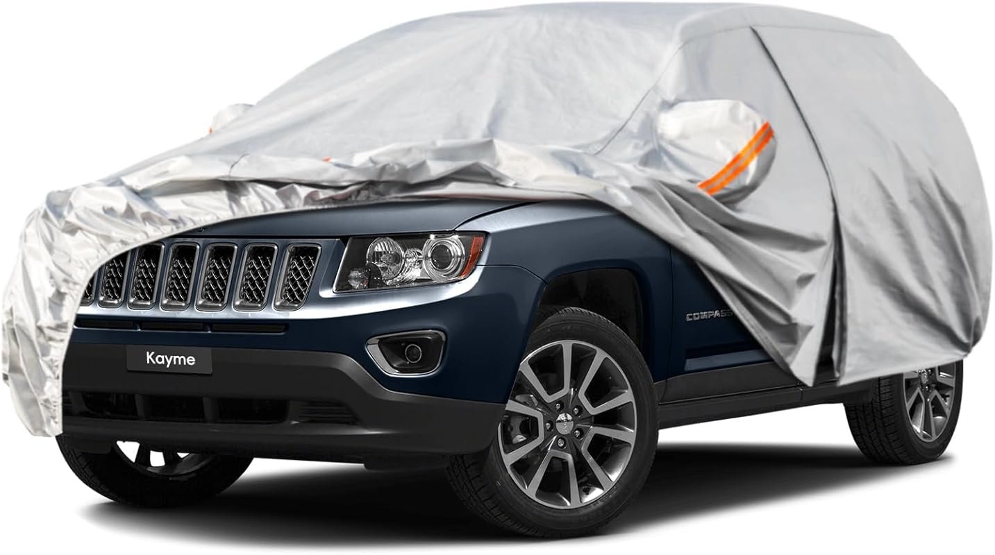 Kayme 6 Layers SUV Car Cover Custom Fit for Jeep Compass（2006